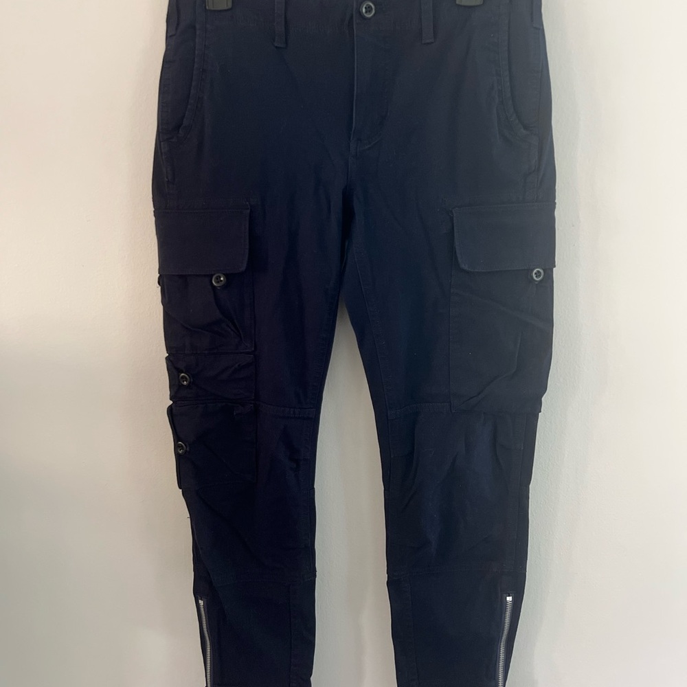 Ralph Lauren sport women cargo combat ankle zip‎ pants Size 8